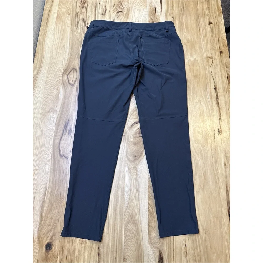 Lululemon ABC Pant Mens 36 Grayish Black 36x32 Classic Fit Stretch Warpstreme - Picture 5 of 8